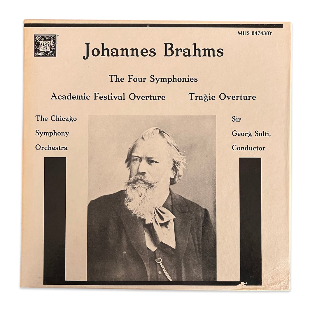 The Chicago Symphony Orchestra , Conductor Sir George Solti - Johannes Brahms – The Four Symphonies, Academic Festival Overture, Tragic Overture