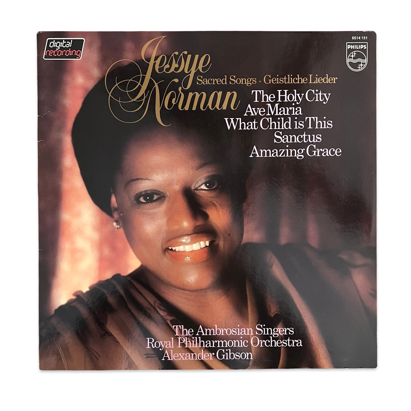 Jessye Norman / The Ambrosian Singers / Royal Philharmonic Orchestra / Alexander Gibson – Sacred Songs - Geistliche Lieder (1981)