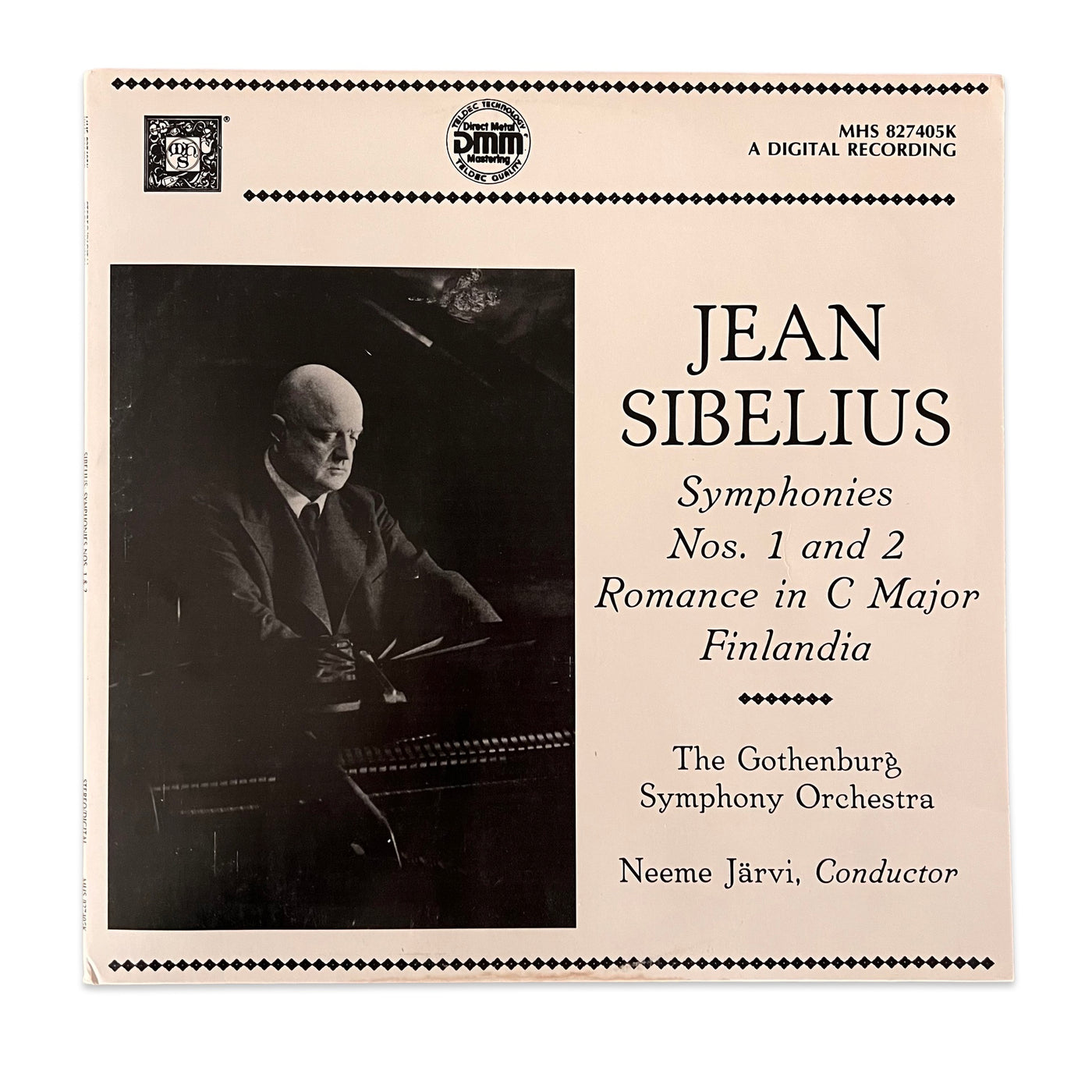 Jean Sibelius, The Gothenburg Symphony Orchestra, Neeme Järvi – Symphonies Nos. 1 And 2 / Romance In C Major / Finlandia