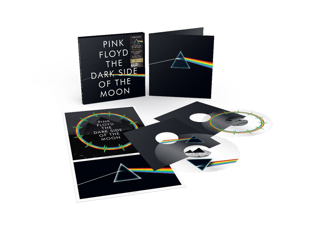 NEW/SEALED! Pink Floyd - The Dark Side Of The Moon (50th Anniversary) [2023 Remaster] (2LP UV Printed Clear Vinyl Collector's Edition)