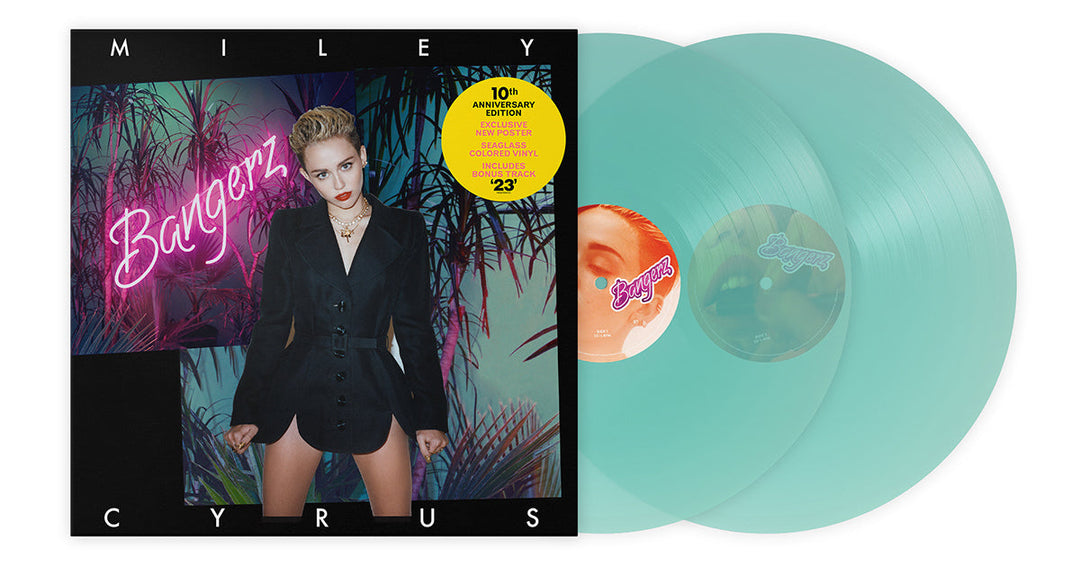 Miley Cyrus - Bangerz  (Limited Edition, Sea Glass  Vinyl, Gatefold Jacket, Poster, 10th Anniversary) [Import] (2 Lp's)