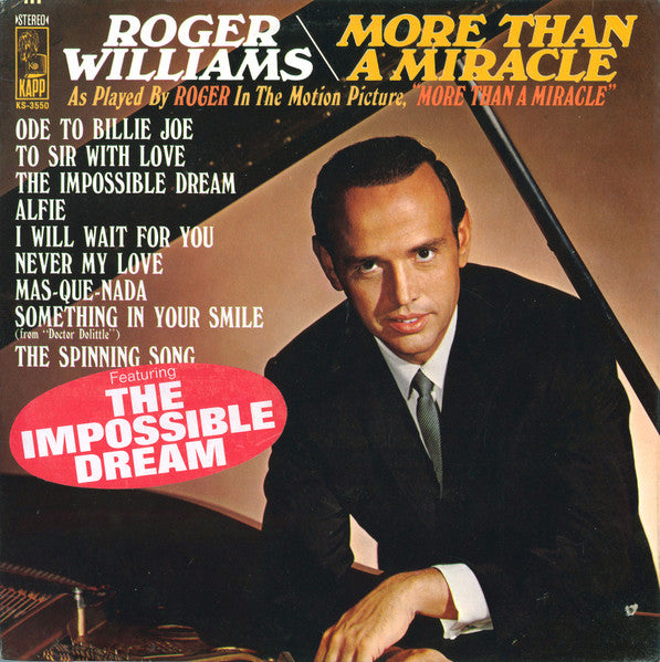 Roger Williams - More Than A Miracle