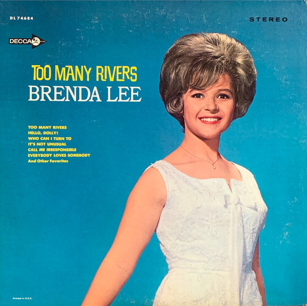 Brenda Lee – Too Many Rivers (1965, Pinckneyville Press)