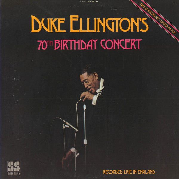 Duke Ellington – Duke Ellington's 70th Birthday Concert (1970, All Disc 
Records Pressing)