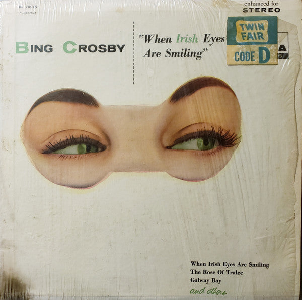 Bing Crosby – When Irish Eyes Are Smiling (Gloversville Pressing)
