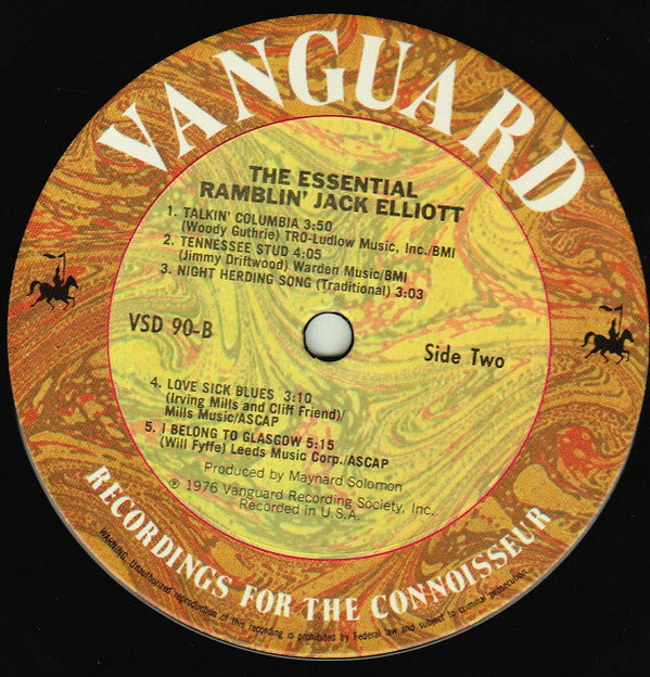 Ramblin' Jack Elliott : The Essential Ramblin' Jack Elliott (LP, RE + LP)