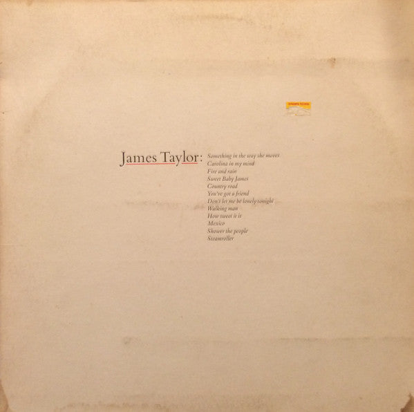 James Taylor – James Taylor's Greatest Hits (1976, Winchester Pressing, 
Gatefold )