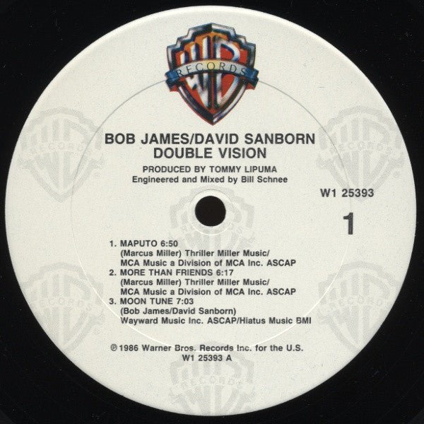 Bob James & David Sanborn - Double Vision (1986)