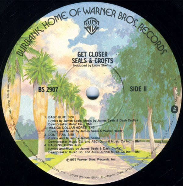 Seals & Crofts - Get Closer (1976)