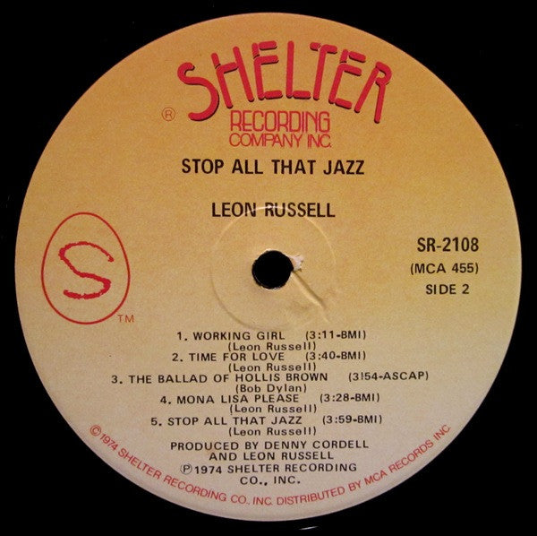Leon Russell - Stop All That Jazz (1974)