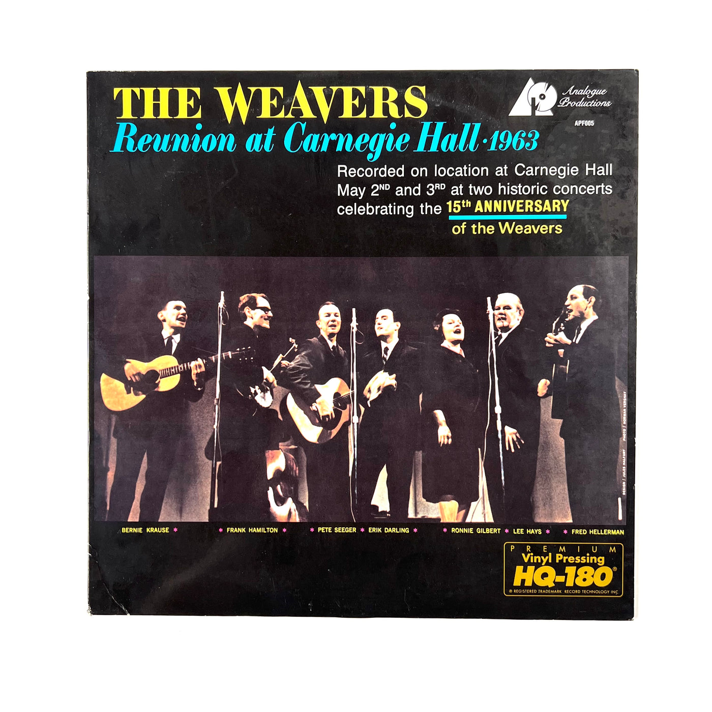 The Weavers - Reunion At Carnegie Hall - 1963 (1994 Reissue)