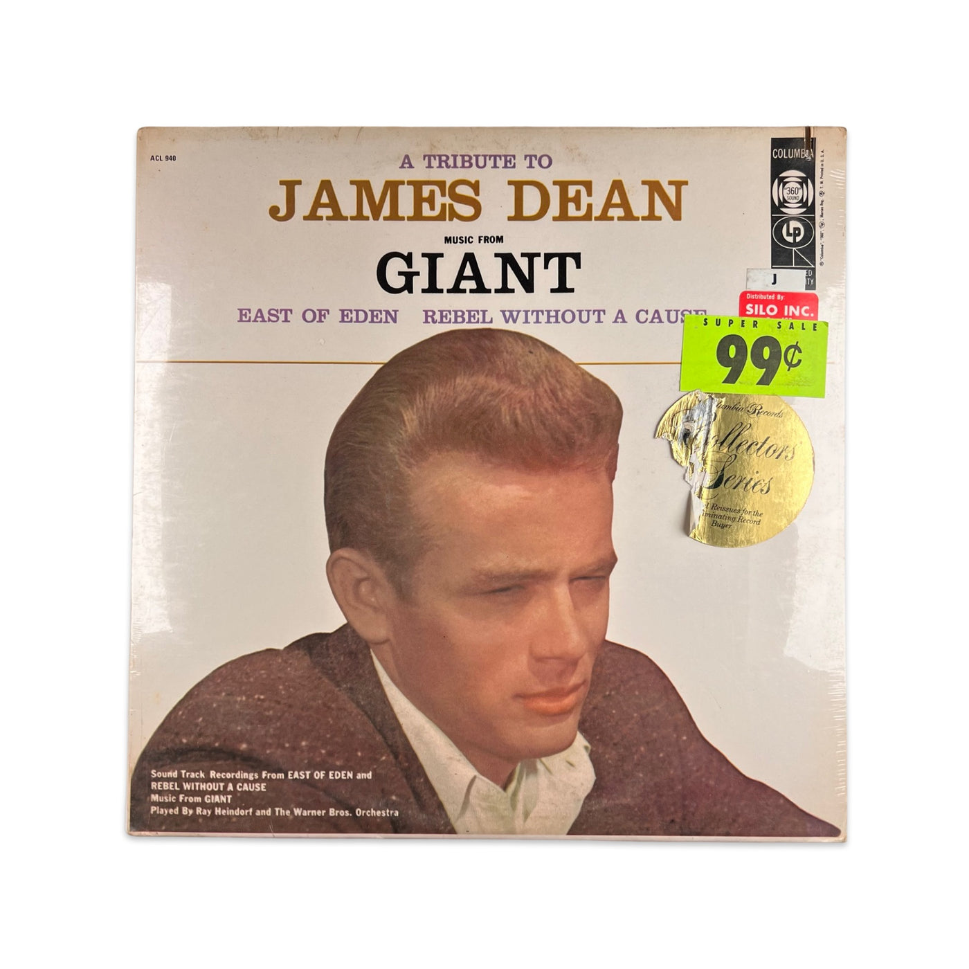 Ray Heindorf - Warner Bros. Studio Orchestra – A Tribute To James Dean. Music From Giant, East Of Eden, Rebel Without A Cause