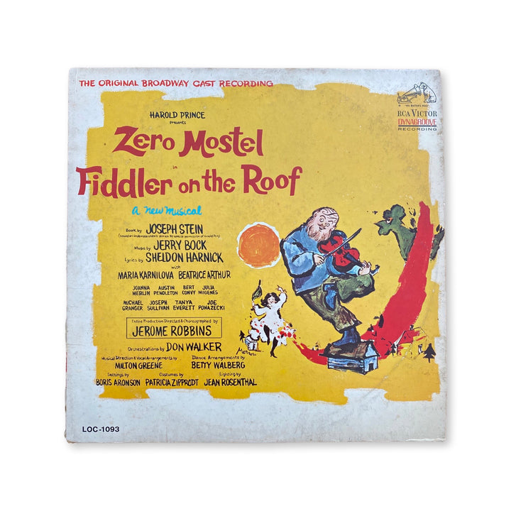 Various - Zero Mostel In Fiddler On The Roof (The Original Broadway Cast Recording)