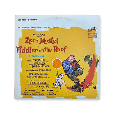 Various - Zero Mostel In Fiddler On The Roof (The Original Broadway Cast Recording)