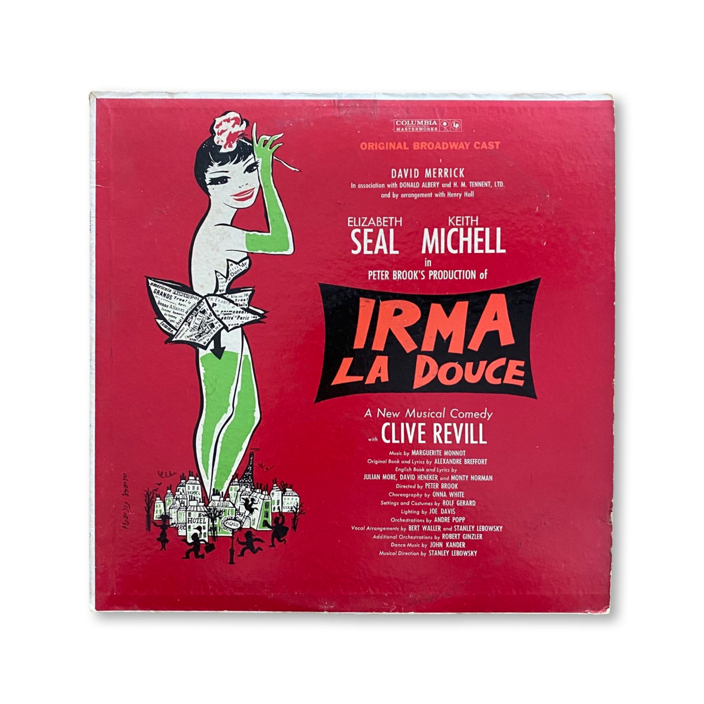 David Merrick Presents Elizabeth Seal And Keith Michell - Irma La Douce (original Broadway cast)