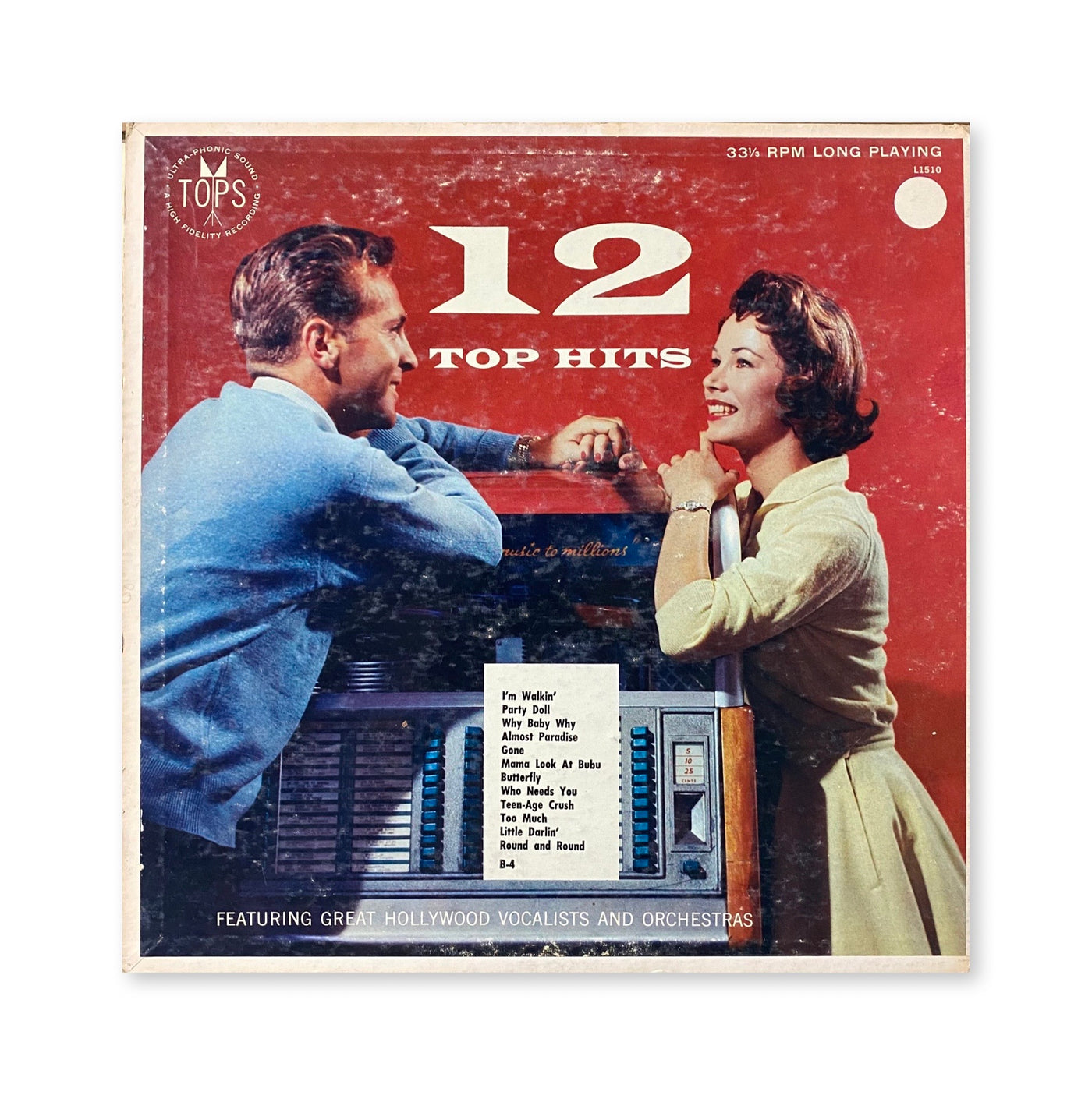 Lew Raymond And His Orchestra With The Toppers - 12 Top Hits